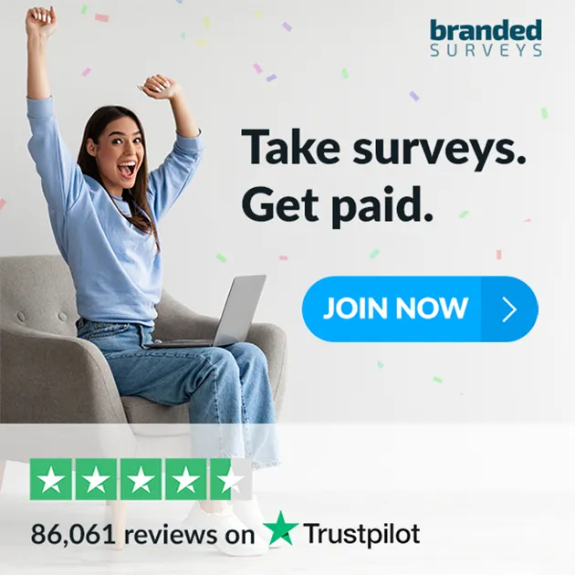 Branded Surveys: Get Paid to Take Surveys — Earn Cash, PayPal & Gift Cards