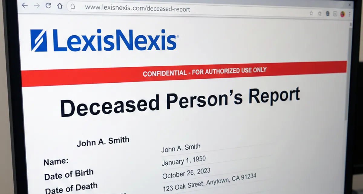 LexisNexis deceased reports class action settlement